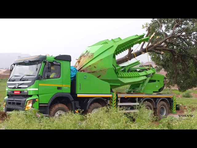 Volvo Trucks India:Volvo FMX 460 8X4 Tree Trans planter