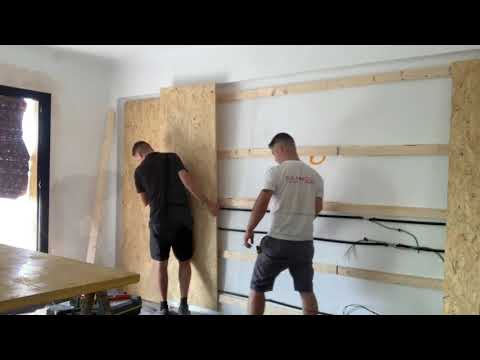 RANNDIA - Como forrar paredes de habitaciones de hotel con tableros- Board  panel wall lining 