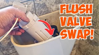 Toilet Wont Flush? How To Replace Toilet Flush Valve - DIY Plumbing!