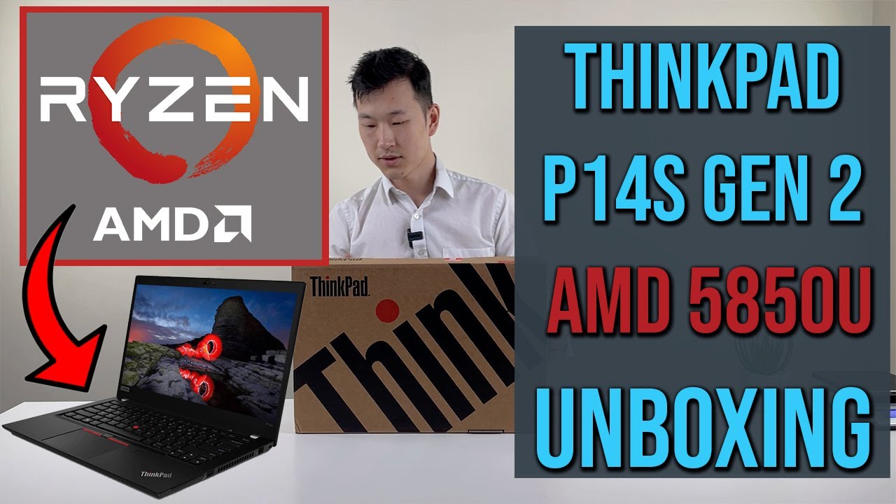 ThinkPad P14s Gen 2 (AMD 5850U) Unboxing = T14 Gen 2 in all but 