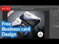 Free business card design and photoshop tutorials livesteam