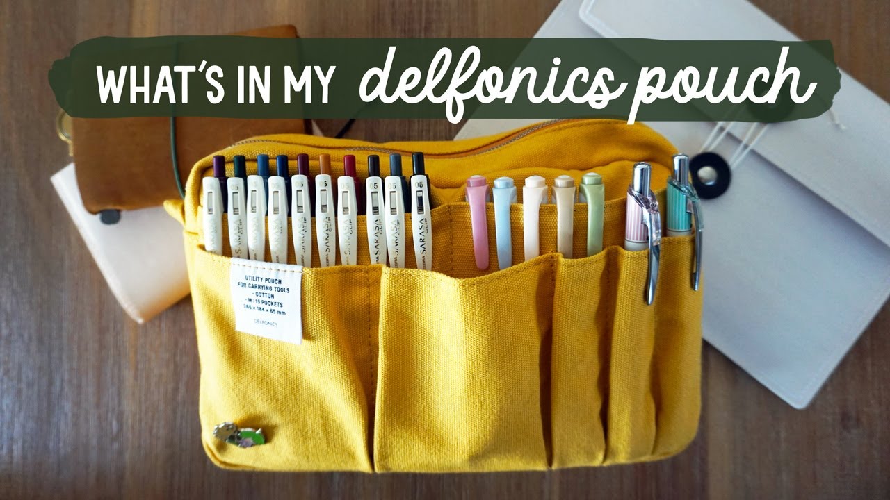 Stationery Pouch Tour Journalling and Planning Supplies ft. Delfonics
