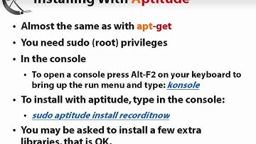 Screencasting in Linux with RecordItNow & PulseAudio