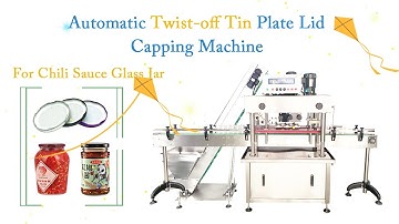 Twist-off Lug Lid Glass Jar Sealing Equipment | Semi-automatic Four Wheels Clamping Capping Machine