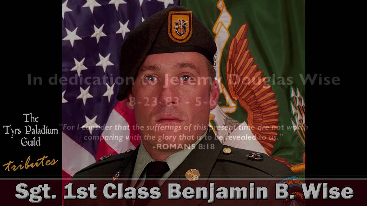 Tyrs Paladium Memorial Day tribute to Sgt. 1st Class Benjamin B. Wise and Family