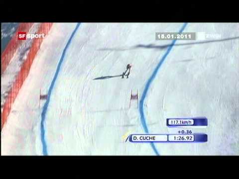 Didier Cuche 2. Platz Lauberhorn-Abfah...  Wengen ...