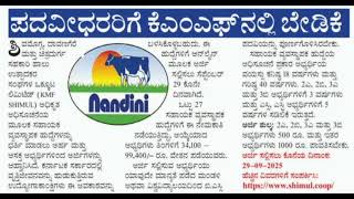 🔰✨||KMF ನೇಮಕಾತಿ 2025||KMF RECRUITMENT ||✨🔰