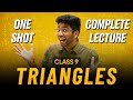Master Triangles for Class 9 in One Shot 🔥 | Complete Chapter 7 Maths Lecture by Shobhit Nirwan