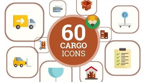 Icons Pack Cargo Warehouse Delivery Logistic Shipping Flat Animated Icons by animated-icons