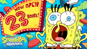 SpongeBob Makes Krabby Patties ALL Day! 🍔😱 | SpongeBob