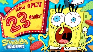 SpongeBob Makes Krabby Patties ALL Day! 🍔😱 | SpongeBob