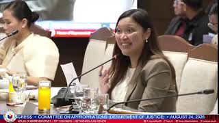 COMMITTEE ON APPROPRIATIONS DEPARTMENT OF JUSTICE AUGUST 24, 2026 PART 2 1