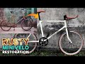 (English Sub) Junk Bike Restoration - Rusty Minivelo Restoration