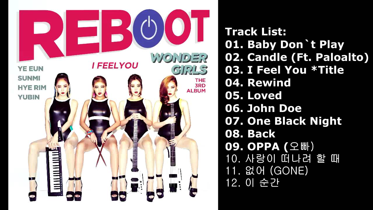 Wonder Girls - REBOOT Lyrics and Tracklist