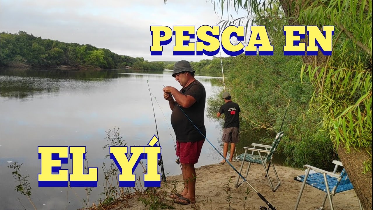 Pesca en isla desierta en el Yí en Pesca en agua dulce