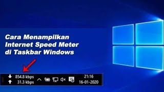 Cara Menampilkan Kecepatan Internet Di Windows 10 screenshot 4