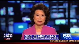 Sen. McConnell's Wife Elaine Chao Rips 'Left Wing' For Attacking Her With 'Racial Slurs' On Fox