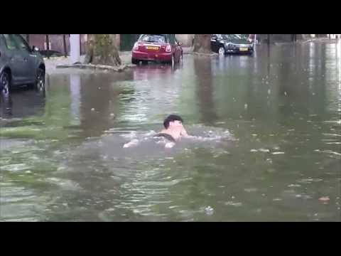 Wateroverlast Dordrecht 16 juni 2020