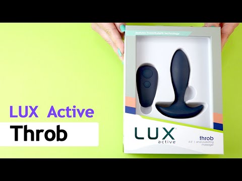 LUX Active: Throb - анальна пробка з пульсацією Anal Pulsating Massager