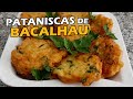 Pataniscas de Bacalhau | Receita Tradicional Portuguesa #pataniscas #bacalhau