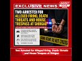 Two Arrested for Alleged Firing, Death Threats and House Trespass at Shirgao