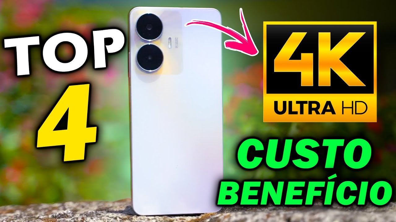 Top Celulares Custo Beneficio que Gravam em 4K De 1000 a 2000 Reais ...