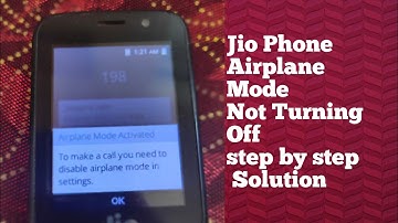 To make a call you need to disable airplane mode in settings jio phone