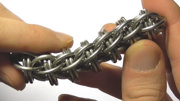 CLOSEUP: FIRE WYRM CHAINMAILLE WEAVE TUTORIAL