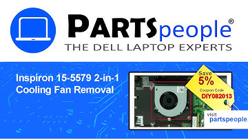 Dell Inspiron 15-5579 2-in-1 (P58F001) Cooling Fan How-To Video Tutorial