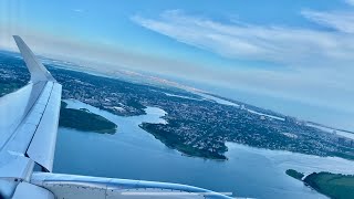 American A321T (Transcon) Takeoff from New York - JFK | N116AN