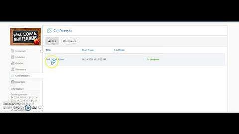 Accessing Conferences in Schoology