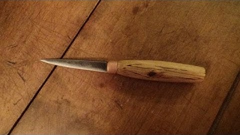 Making A Sloyd Carving Knife Part 3