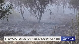 Strong Potential For Fires Ahead Of Fourth Of July Weekend
