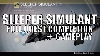 Destiny - New Sleeper Simulant Exotic Full Quest Chain (pt.2 - Completion + Gameplay)