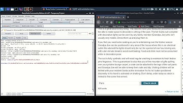 SSRF with whitelist-based input filter