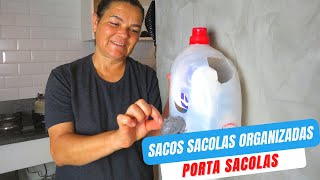 Organizador de sacolas prático - Faça o seu | Coisas Fáceis