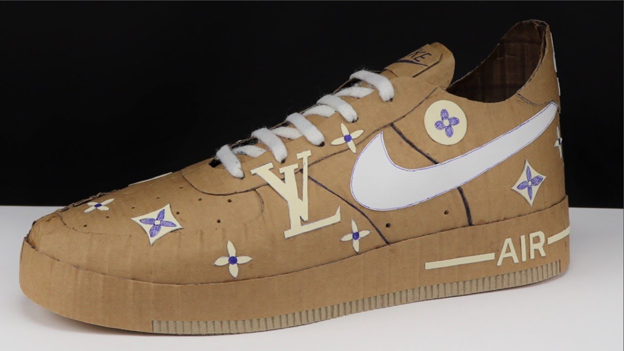 How to make Custom Louis Vuitton x Air Force 1s - Step-by-Step