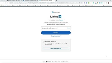 Logging In To LinkedIn Learning