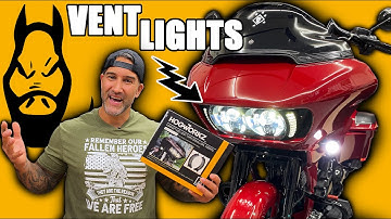 Road Glide Visionz LED Vent Lights with Turn Signals by @HogWorkz