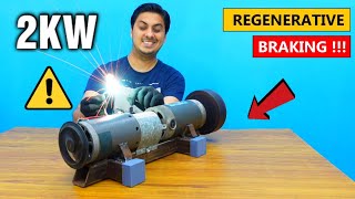 What is Regenerative Braking ? 2KW DC Motor Generator Testing by Mr Electron 37,343 views 8 months ago 10 minutes, 47 seconds