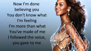 Beyonce - Listen Lyrics chords