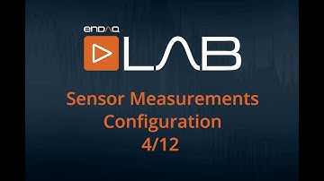 enDAQ LAB: Sensor Measurements Configuration