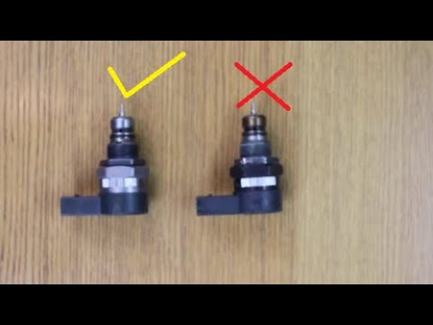 SIMPLE check of pressure control valves for diesel, BMW and others 
