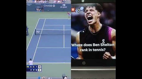 🔥 Ben Shelton Winning EVERY point 3rd Set Service Game! 🎾 | #usopen2024 #shorts