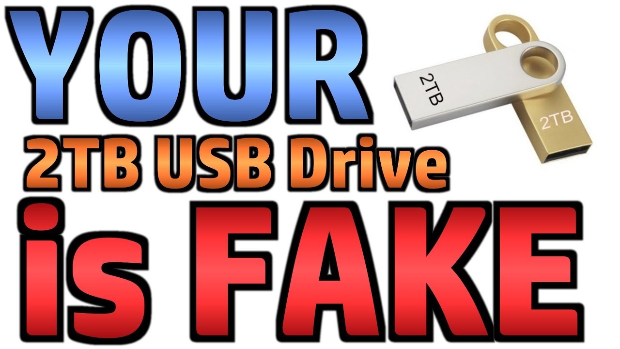 FAQ About Fake USB Drives (Scam 2TB USB on Wish, etc) -