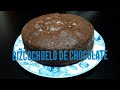 Bizcochuelo de chocolate super facil!