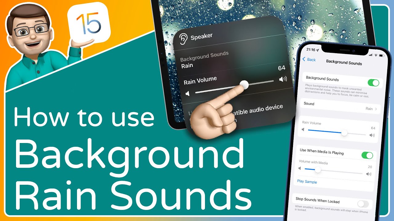 How to Add Rain Sounds to a Song Ios 15  