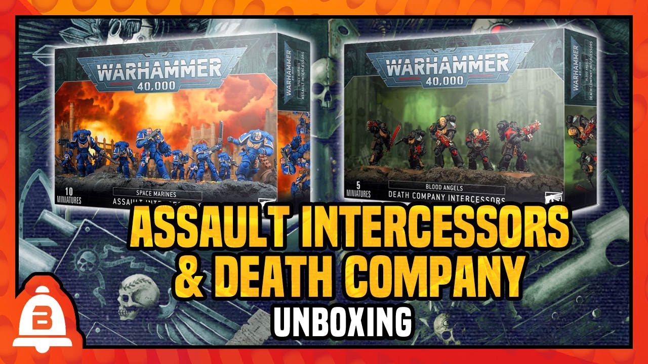 Warhammer 40K Blood Angels Death Company Intercessors Video Review And  Images