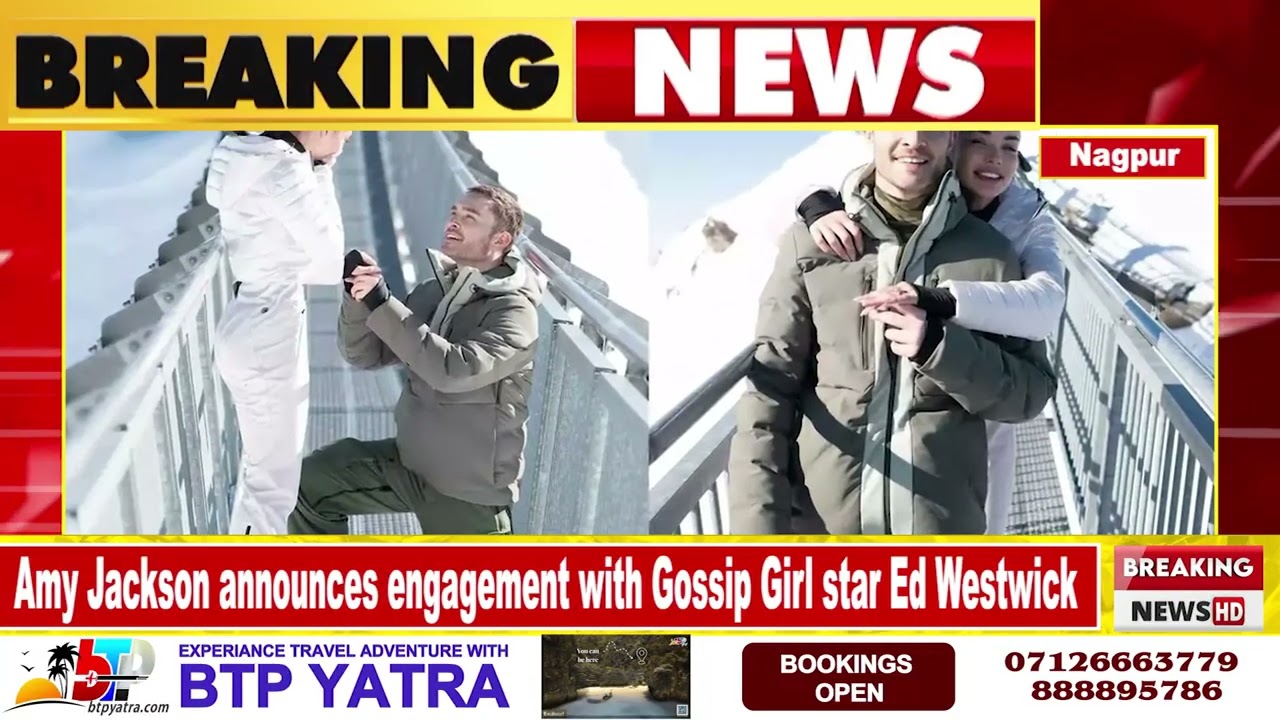 Amy Jackson announces engagement with Gossip Girl star Ed Westwick | Kara News Network |