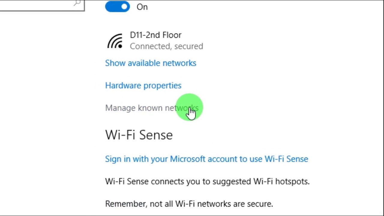 cara-forget-jaringan-wifi-di-windows-10-forget-network-youtube